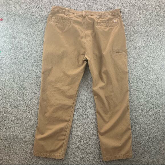 Carhartt Relaxed Fit Twill 5-Pocket Work Dark Khaki Pants Men's   -  Size:   42 - Picture 3 of 16